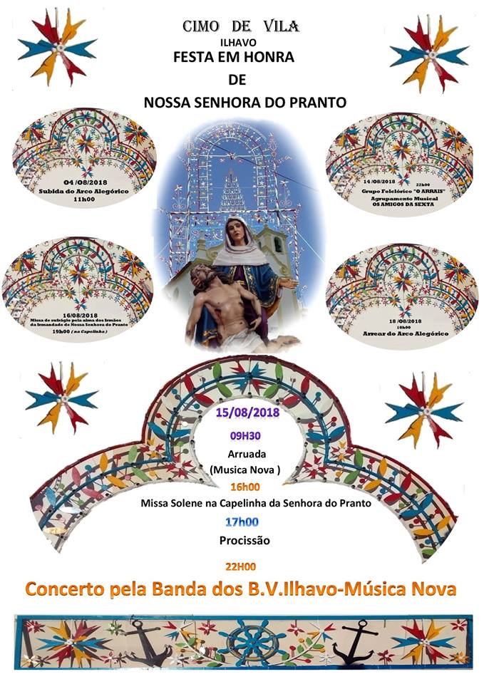 Festas em Honra da Nossa Senhora do Pranto e Dores 2018