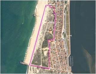 Frente Mar&iacute;tima da Costa Nova
