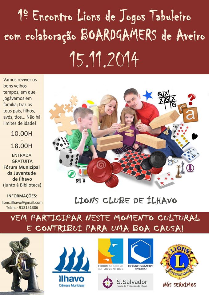 1º Encontro Lions de Jogos de Tabuleiro