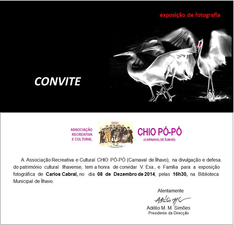 Exposição Fotográfica de Carlos Cabral