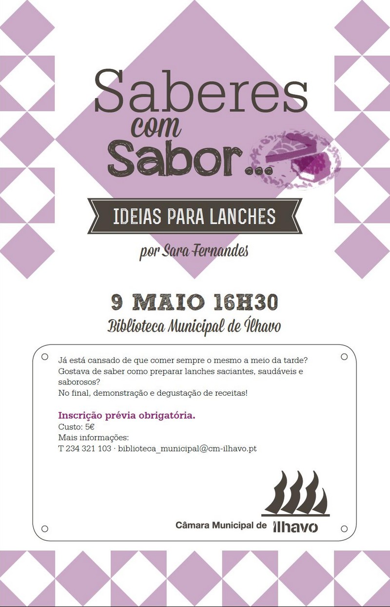 Saberes com Sabor…ideias para lanches