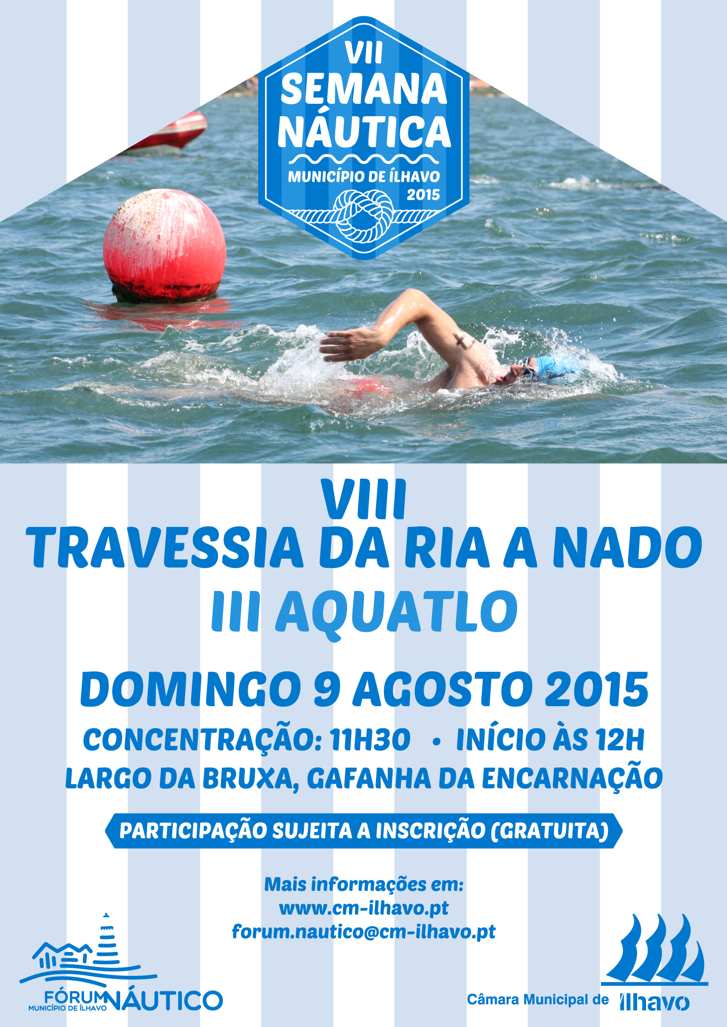 III Aquatlo - VIII Travessia da Ria a Nado