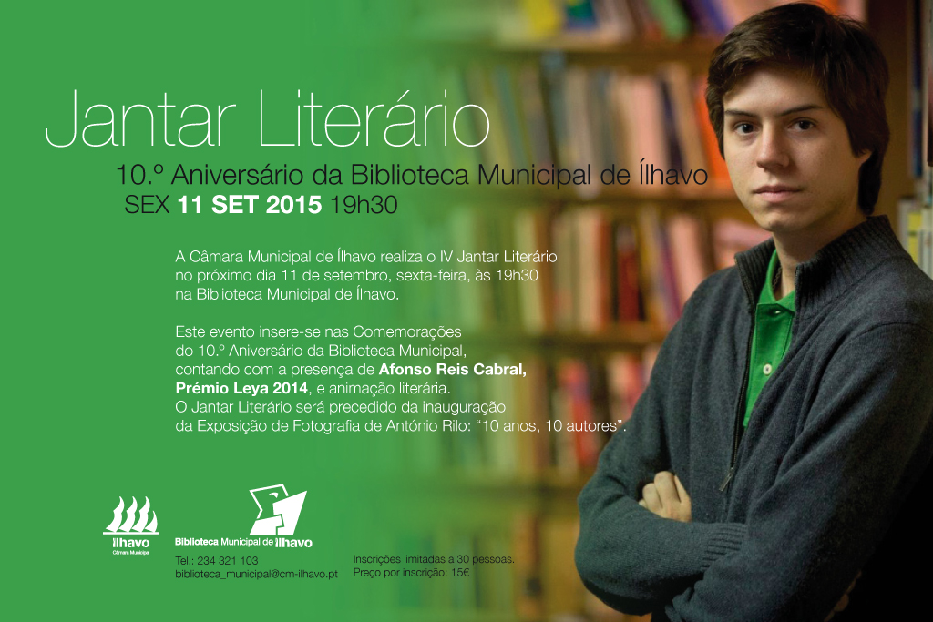 IV Jantar Literário /10.º Aniversário da Biblioteca Municipal de Ílhavo
