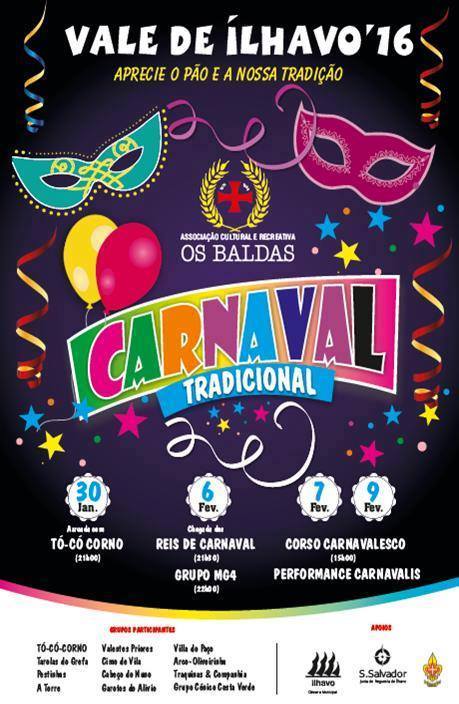 Carnaval Tradicional de Vale de Ílhavo - Arruada com Tó-Có Corno