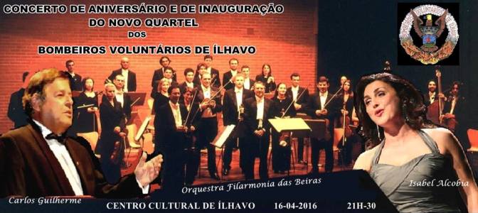 Concerto de aniversário e inauguração do novo quartel dos Bombeiros Voluntários de Ílhavo