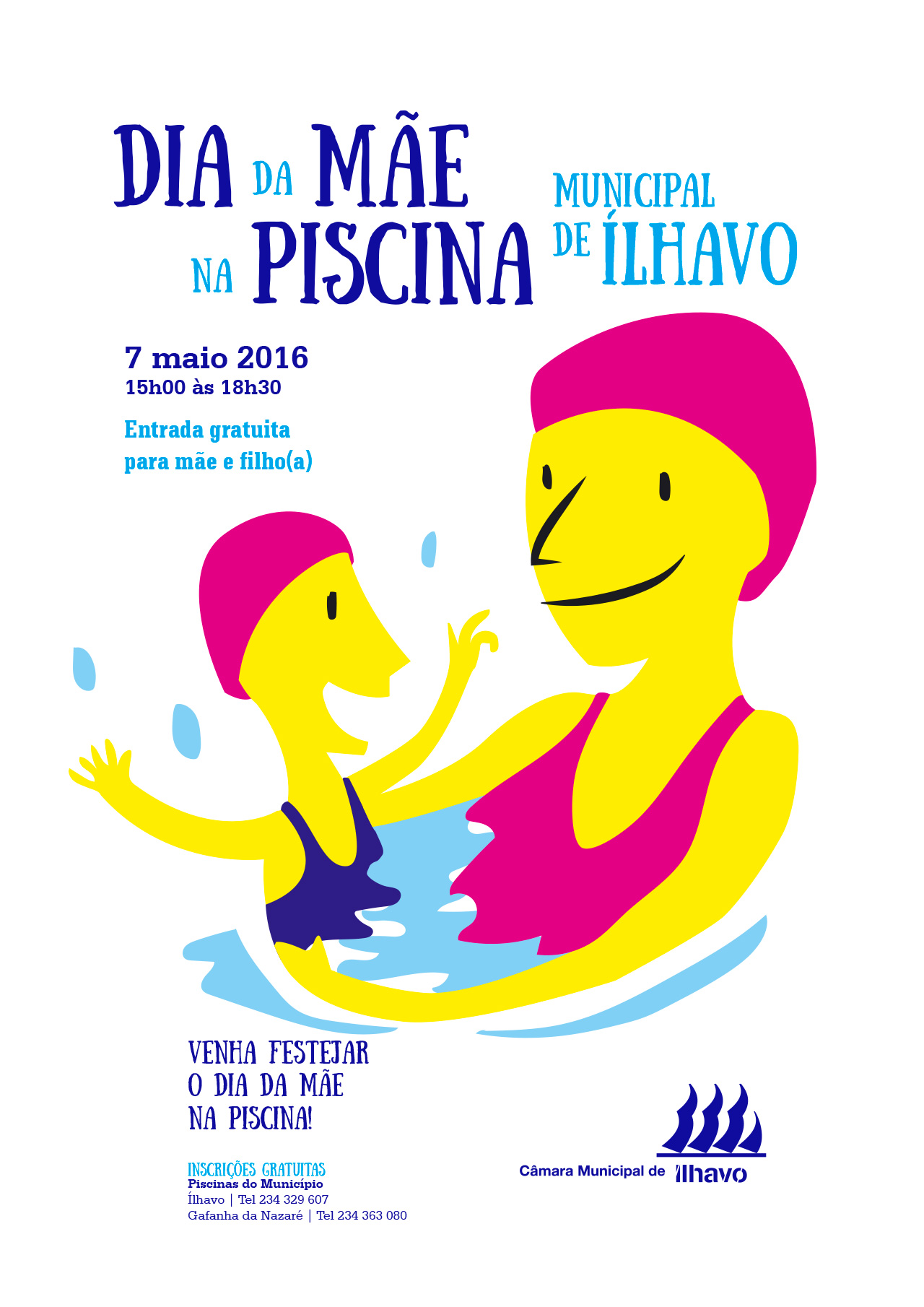 Dia da Mãe na Piscina