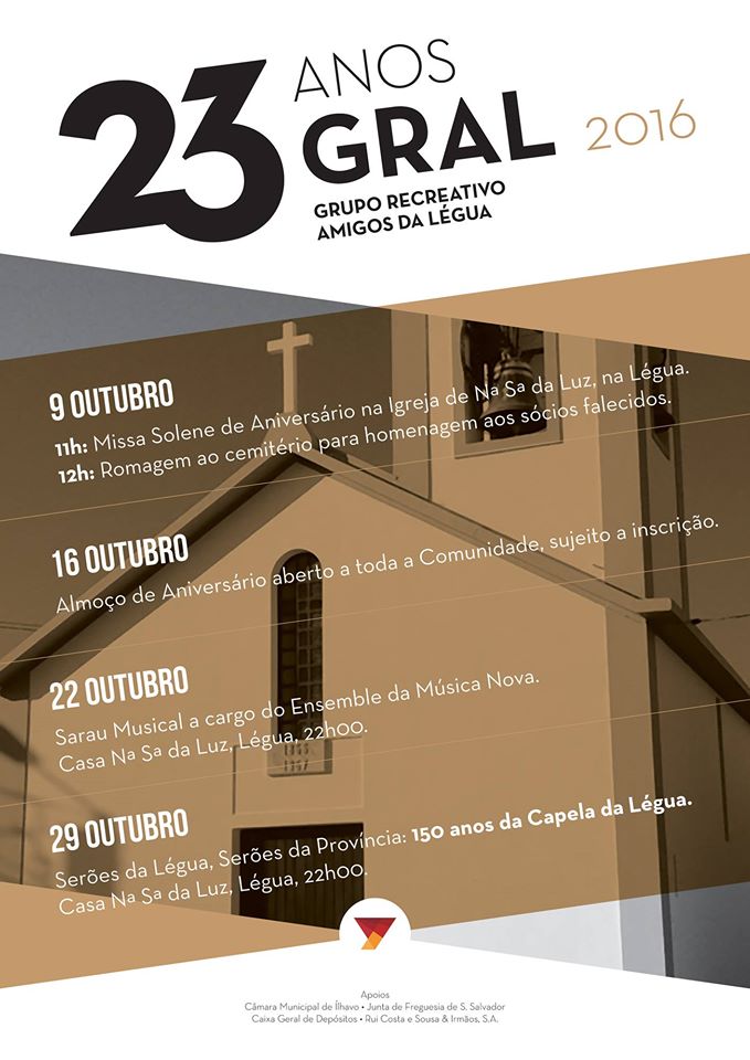 Serões da Légua, Serões da Província: 150 Anos da Capela da Légua