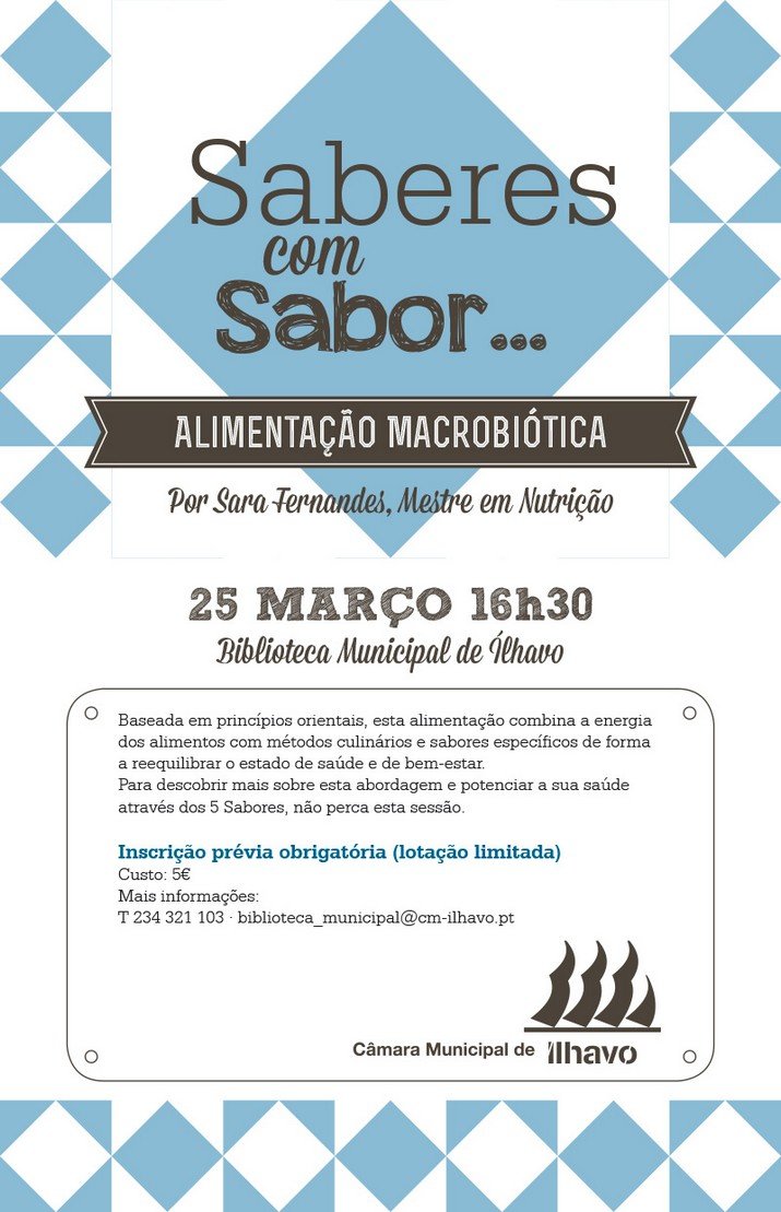 Saberes com Sabor…alimentação macrobiótica