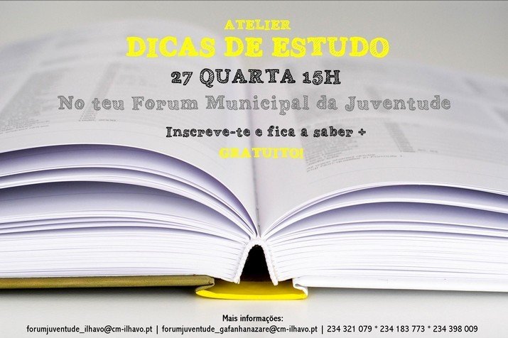 Atelier "Dicas de Estudo"