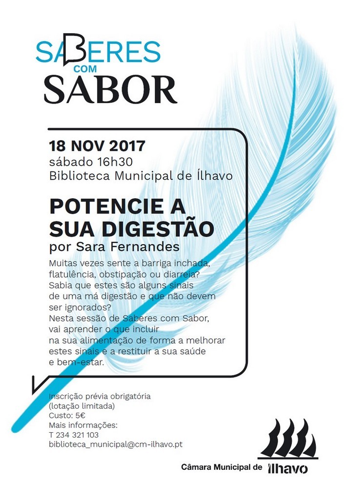 Saberes com Sabor... potencie a sua digestão