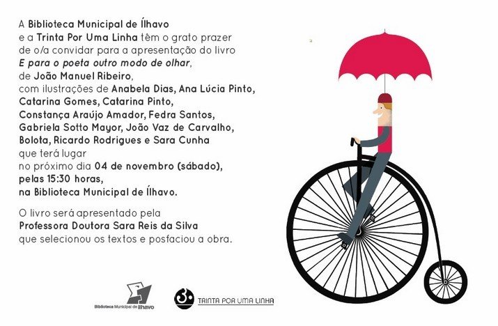 Apresentação do livro "E para o poeta outro modo de olhar", de João Manuel Ribeiro