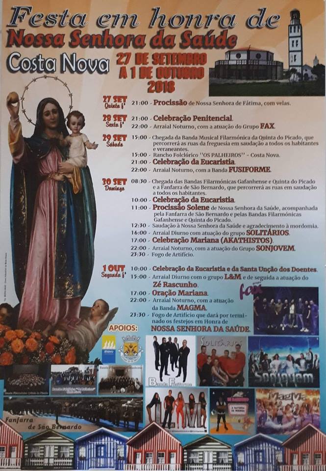 Festas em honra de Nossa Senhora da Saúde 2018