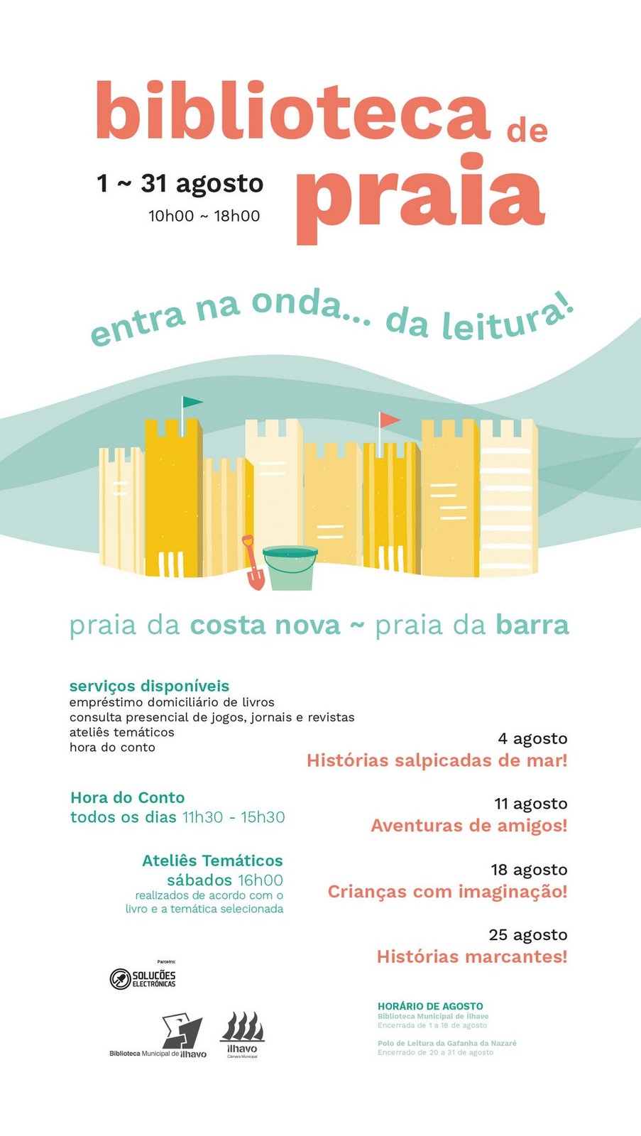 Biblioteca de Praia - Entra na onda... da Leitura!