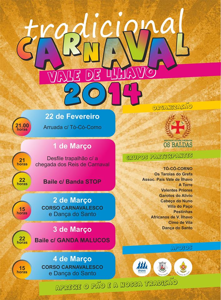 Corso Carnavalesco e Dança do Santo