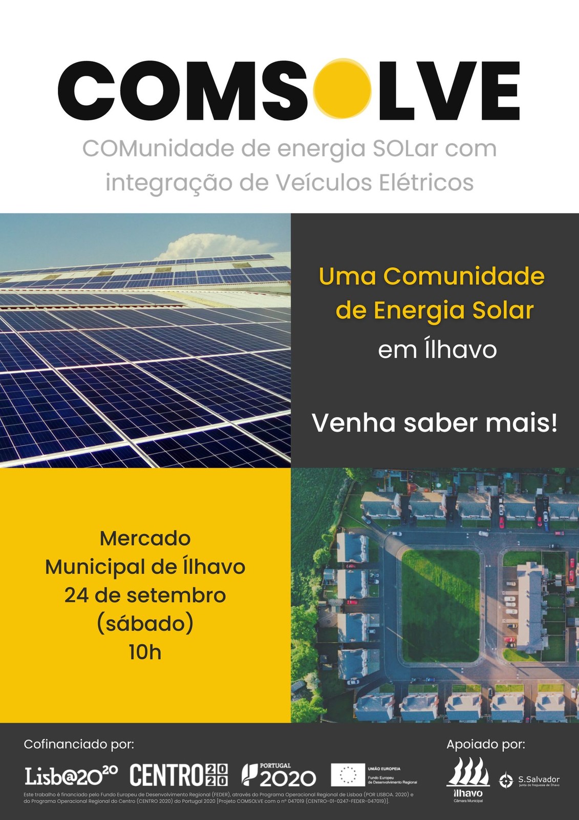Sessão Pública do COMSOLVE - Uma Comunidade de Energia Solar em Ílhavo
