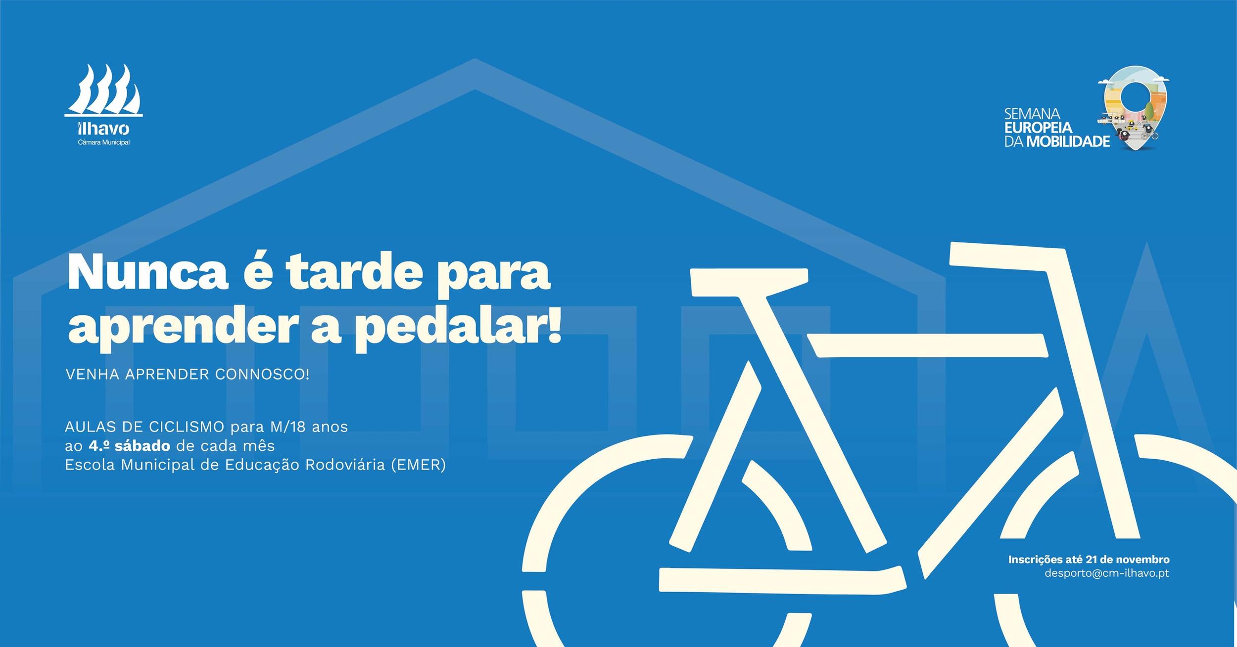 Nunca é tarde para aprender a pedalar! - Aulas de ciclismo