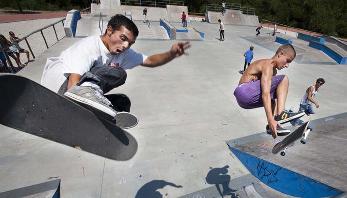 Skate Park – início da desmontagem dos equipamentos