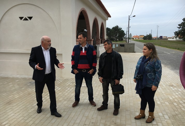 Visita de trabalho às obras em execução na Gafanha do Carmo