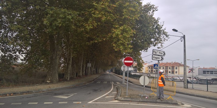 Aviso: Trânsito condicionado na Ex-EN109 junto ao Intermarché