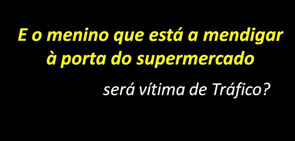Dia Europeu de Combate ao Tráfico de Seres Humanos - 18 de outubro