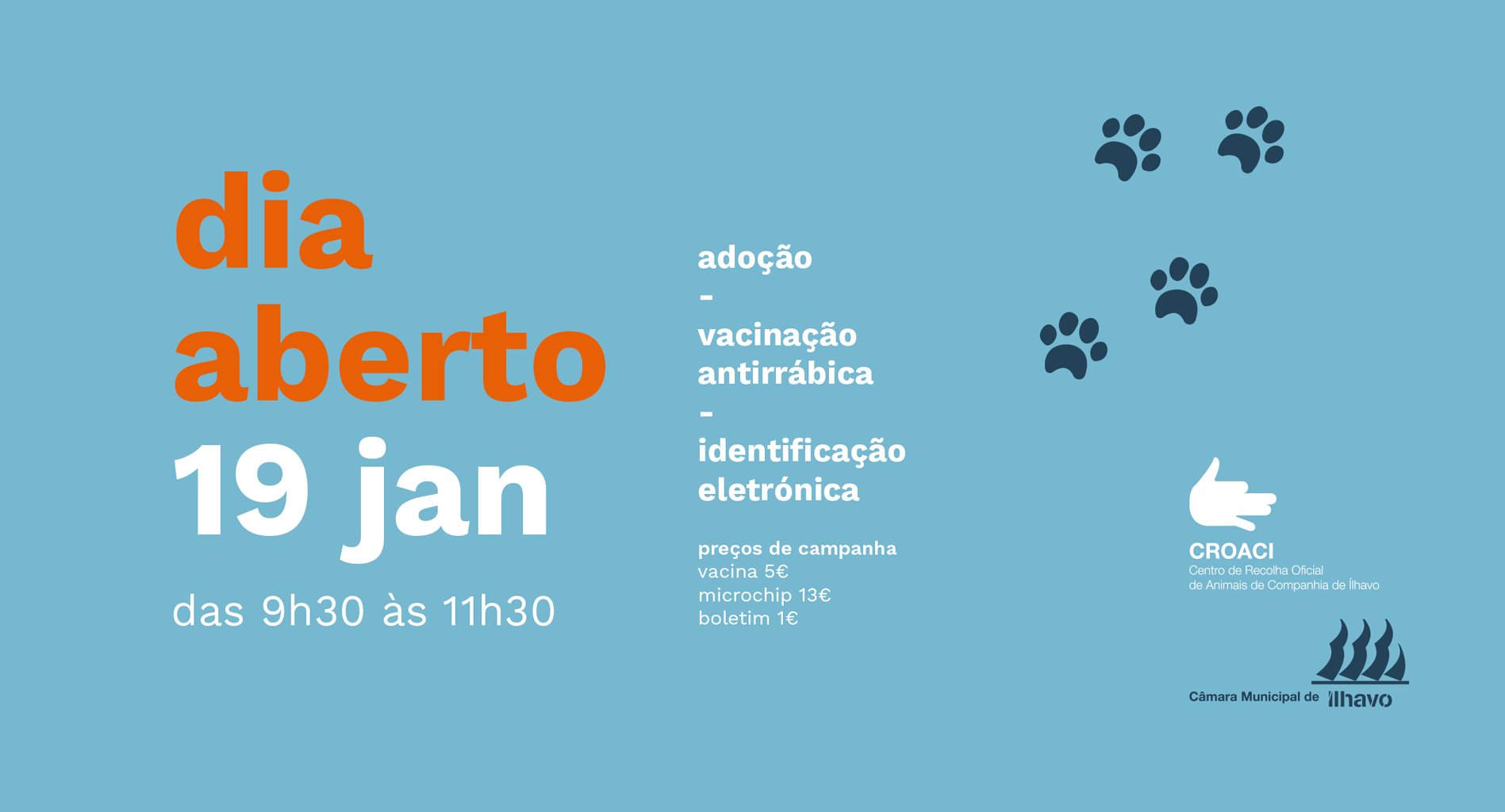 Dia Aberto do CROACI em janeiro