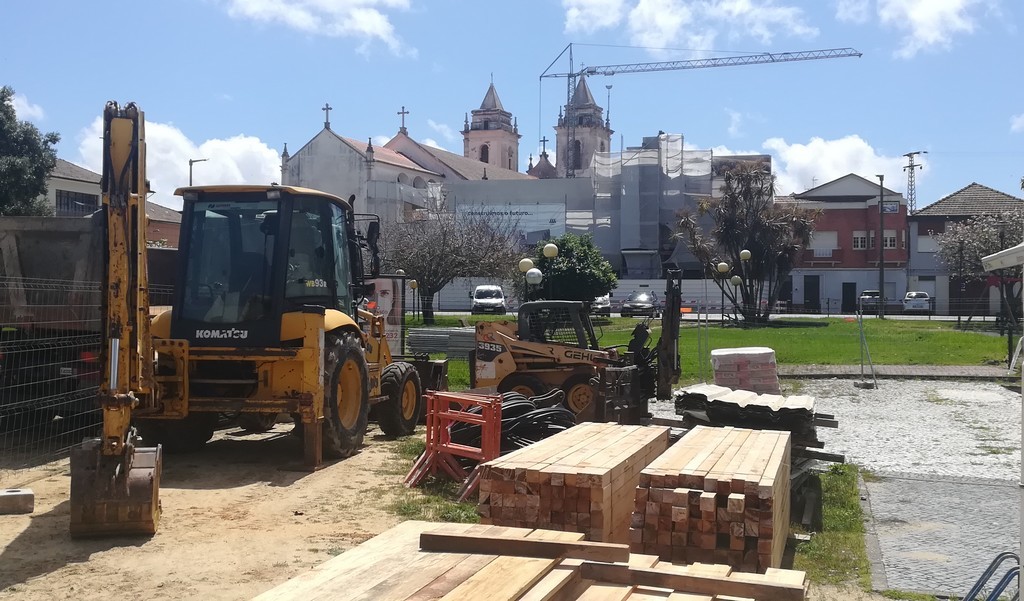 Iniciada a Requalificação do Jardim Henriqueta Maia no Centro Urbano de Ílhavo