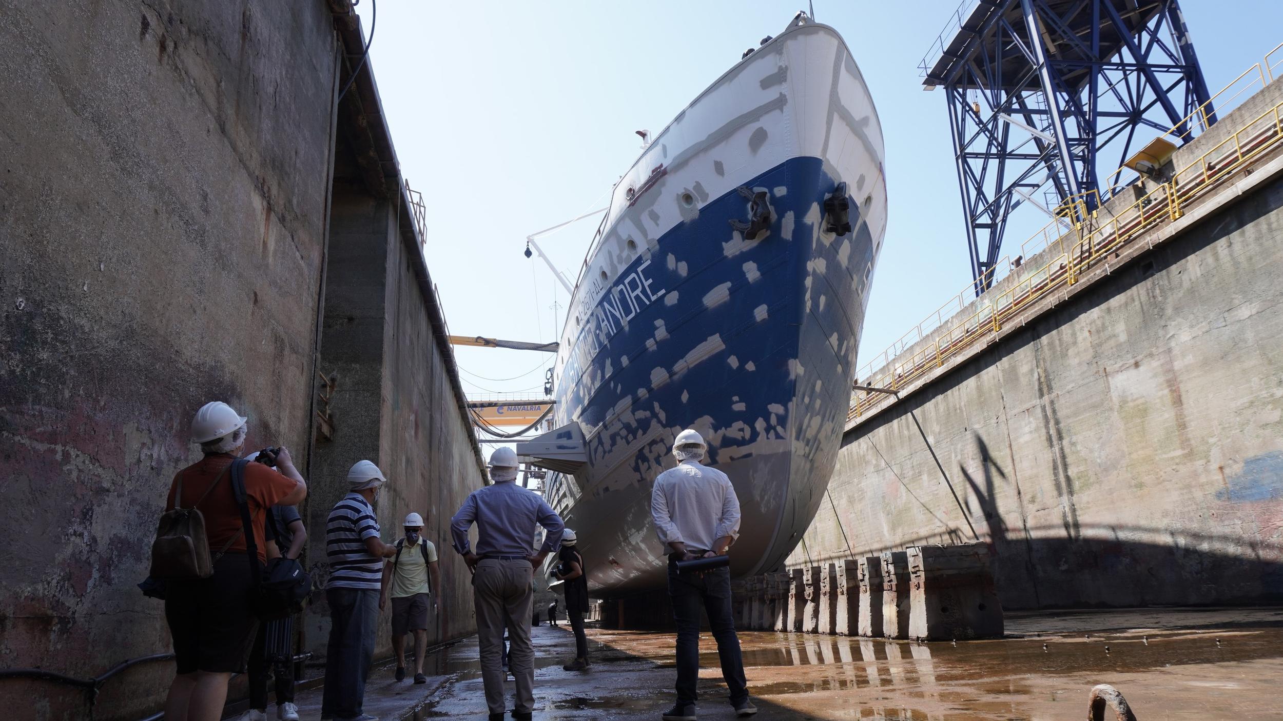 Navio-Museu Santo André: trabalhos de reabilitação em bom caminho