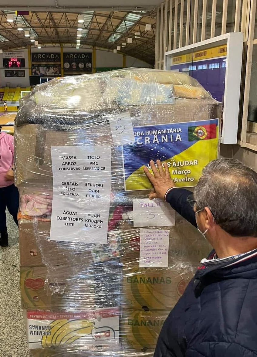 Ílhavo ajuda a Ucrânia com donativos e apoio psicossocial