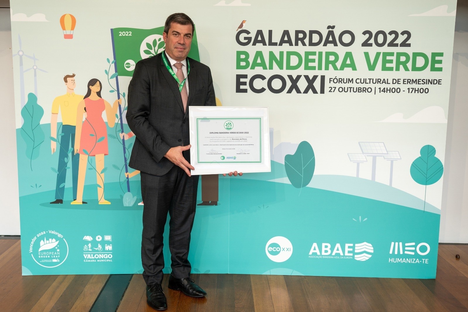 Município de Ílhavo recebe Bandeira Verde ECO XXI pela primeira vez