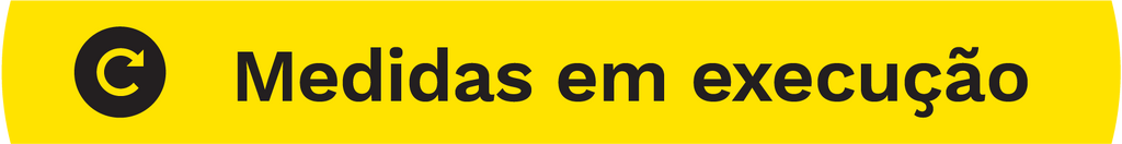 Imagem a amarelo com o t&iacute;tulo: Em execu&ccedil;&atilde;o
