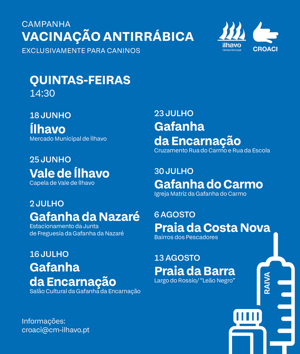 Campanha Vacina&ccedil;&atilde;o Antirr&aacute;bica Exclusivamente para Caninos